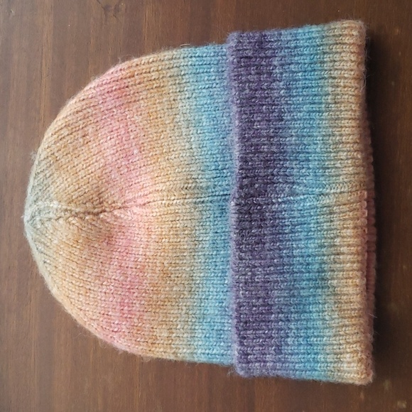 Beautiful juicy couture beanie toque multicolored one size wool blend - Picture 2 of 4